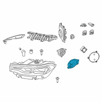 OEM 2020 BMW X7 LED MOD.TURN SIG./DAYTI.RUNN Diagram - 63-11-9-466-177