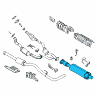 OEM Ford Transit-250 MUFFLER ASY - REAR Diagram - LK4Z-5230-B