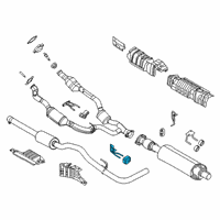 OEM Ford Transit-350 HD BRACKET - EXHAUST PIPE MOUNTIN Diagram - LK4Z-5260-A