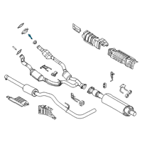 OEM Ford Catalytic Converter Stud Diagram - -W719583-S900