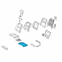 OEM 2008 BMW X5 Sports Seat Upholstery Parts Diagram - 52-10-7-247-498