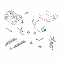 OEM 2001 Oldsmobile Alero Switch Asm, Driver Seat Adjuster *Ebony Diagram - 22604934