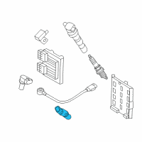 OEM 2009 Hyundai Genesis Sensor-Crankshaft Angle Diagram - 39310-3C100