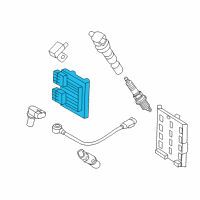 OEM 2014 Kia Sedona Engine Control Module Computer Ecm Ecu Diagram - 391093C662