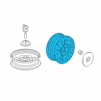 OEM 2014 Honda Civic Disk, Aluminum Wheel (15X6J) (Hitachi) Diagram - 42700-TR2-J81