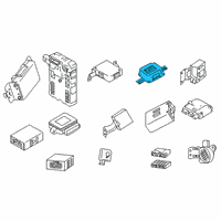 OEM 2019 Infiniti QX50 Adas Controller Assembly Diagram - 284E7-5NA0E