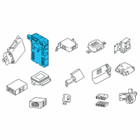 OEM Infiniti QX50 Controller Assy-Bcm Diagram - 284B1-5NL0B