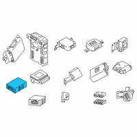 OEM Infiniti QX50 Can Gateway Controller Unit Diagram - 284U2-5NA0A