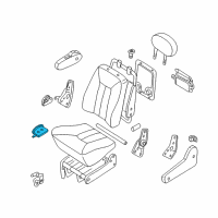 OEM 2000 Nissan Quest Cup Holder Assembly Diagram - 88337-7B110