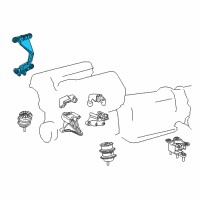 OEM 2021 Lexus LS500 Bracket Sub-Assembly, Al Diagram - 12501-70020