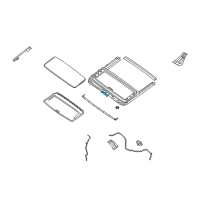 OEM 2006 Nissan Titan Motor Assy-Sunroof Diagram - 91295-7S210