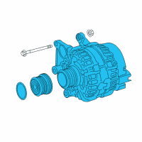 OEM Infiniti Alternator Assembly Diagram - 23100-HG00B