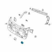 OEM 2019 Kia Sportage Switch Assembly-Power Tail Gate Diagram - 96740A9100WK