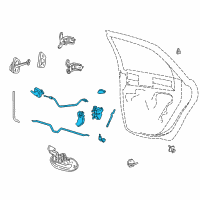 OEM 2001 Mercury Sable Control Assembly Diagram - XF1Z-54264A00-AB