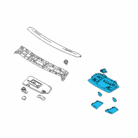 OEM 2015 Nissan 370Z Lamp Assembly Map Diagram - 26430-1ET6A