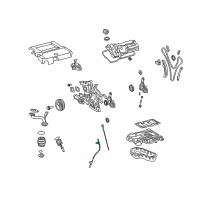 OEM 2007 Lexus ES350 Guide, Oil Level Gage, NO.2 Diagram - 12142-0P010