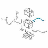 OEM Kia Battery Sensor Assembly Diagram - 371803W200