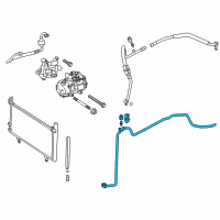 OEM 2013 Lexus ES300h Tube & Accessory Assembly Diagram - 88710-33310