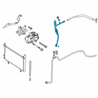 OEM Lexus ES300h Hose, Suction Diagram - 88712-33310