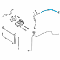 OEM Lexus ES300h Tube Sub-Assembly, Suction Diagram - 88707-33070