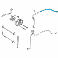 OEM 2013 Lexus ES300h Tube Sub-Assembly, Suction Diagram - 88707-33070