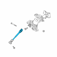 OEM 2013 Nissan Versa Shaft-Lower Diagram - 48822-1HK0A