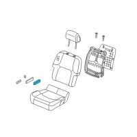 OEM 2010 Nissan Pathfinder Switch Assembly-Front Seat, R Diagram - 87016-EA200