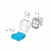 OEM Nissan Frontier Cushion Assy-Front Seat Diagram - 87300-ZS20A