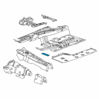 OEM Cadillac CTS Lower Reinforcement Diagram - 84077965