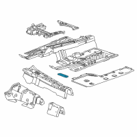 OEM 2019 Cadillac CTS Lower Reinforcement Diagram - 84077965