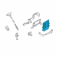 OEM Infiniti Engine Control Module Diagram - 23710-1MT0B