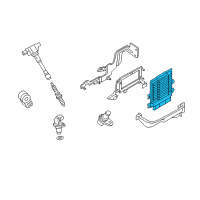 OEM Infiniti Blank Engine Control Module Diagram - 23703-1MU0A