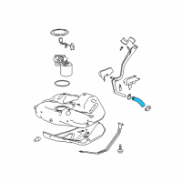OEM 2017 Cadillac XTS Filler Hose Diagram - 22802427