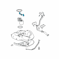 OEM 2014 Chevrolet Impala Fuel Gauge Sending Unit Diagram - 13507255