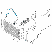 OEM 2018 Ford Mustang AC Line Diagram - FR3Z-19972-G