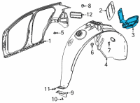 OEM Buick Encore GX Fuel Pocket Diagram - 42755717