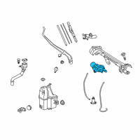 OEM 2021 Toyota Venza Front Motor Diagram - 85110-42260