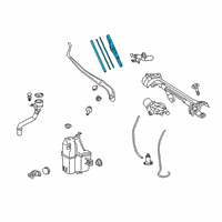 OEM Toyota Venza Front Blade Diagram - 85212-42190