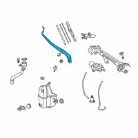 OEM 2022 Toyota Venza Wiper Arm Diagram - 85211-42210