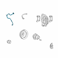 OEM 2005 Ford F-350 Super Duty Brake Hose Diagram - 6C3Z-2078-BA