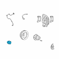 OEM 2001 Ford F-350 Super Duty Lock Assembly Diagram - 1C3Z-3B396-DA