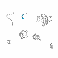 OEM 2009 Ford F-250 Super Duty ABS Sensor Diagram - AC3Z-2C204-B