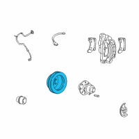 OEM 1999 Ford F-250 Rotor Diagram - F81Z-1125-BA