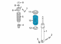 OEM 2022 Kia Sorento Spring-Rr Diagram - 55330P2070