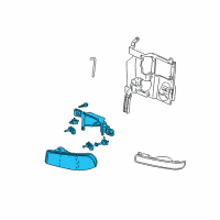 OEM 2001 GMC Yukon XL 2500 Composite Assembly Diagram - 15850351