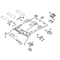 OEM 2020 Hyundai Palisade Bulb Diagram - 18645-05019-N