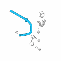 OEM 2019 Toyota C-HR Stabilizer Bar Diagram - 48812-F4010