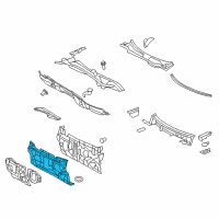 OEM Toyota Dash Panel Diagram - 55101-06470