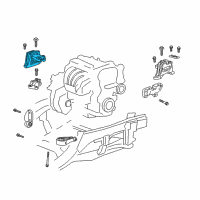 OEM 2022 GMC Terrain Transmission Mount Diagram - 84927100