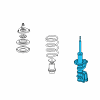 OEM 2005 Acura RSX Shock Absorber Unit, Right Front Diagram - 51605-S6M-A07